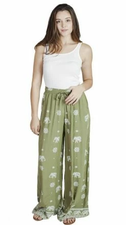 Lakhays Women's Boho Vibes Palazzo Lounge Pant
