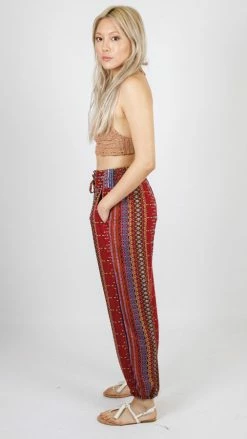 Lakhays Old School Bohemian Harem Pants