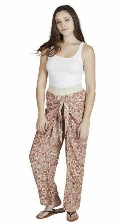 Lakhays Gypsy Yogi Boho Skirted Festival Wrap Pants
