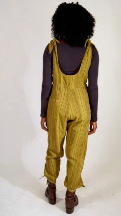 Lakhays New Arrivals Women's Zenventurous Stripey Boho Cotton Overalls Jumpsuit