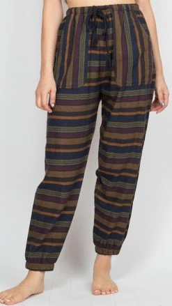 Lakhays Beachy Boho Stripe Studio Pants