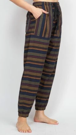 Lakhays Beachy Boho Stripe Studio Pants