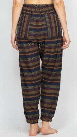 Lakhays Beachy Boho Stripe Studio Pants