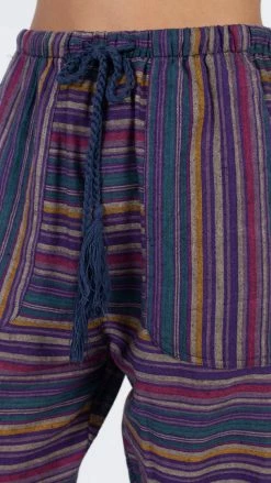 Lakhays Beachy Boho Stripe Studio Pants