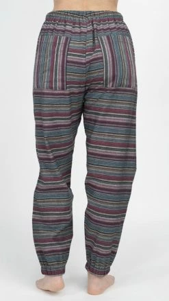 Lakhays Beachy Boho Stripe Studio Pants
