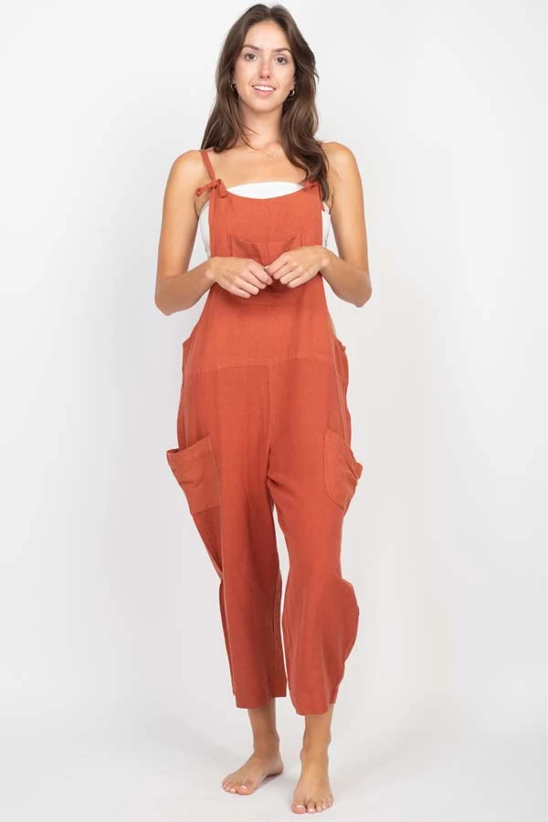 Lakhays Easy Slouchy Hemp Overalls 3 Lakhays Easy Slouchy Hemp Overalls