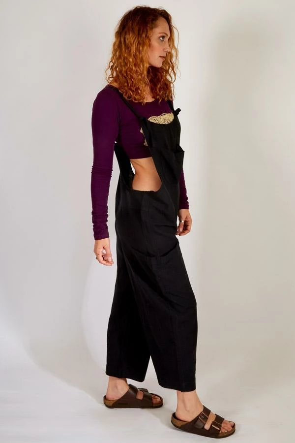 Lakhays Easy Slouchy Hemp Overalls 4 Lakhays Easy Slouchy Hemp Overalls