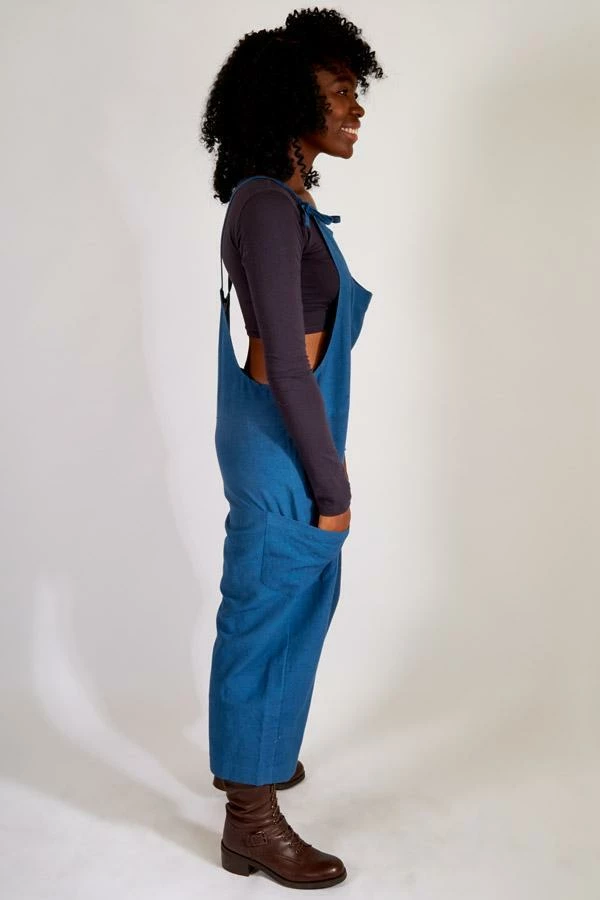 Lakhays Easy Slouchy Hemp Overalls 5 Lakhays Easy Slouchy Hemp Overalls