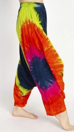 Lakhays Unisex Tie-dye Flowy Harem Pants New Arrivals