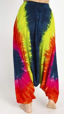 Lakhays Unisex Tie-dye Flowy Harem Pants New Arrivals