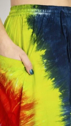 Lakhays Unisex Tie-dye Flowy Harem Pants New Arrivals