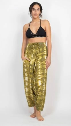 Lakhays Unisex Tie-dye Flowy Harem Pants New Arrivals