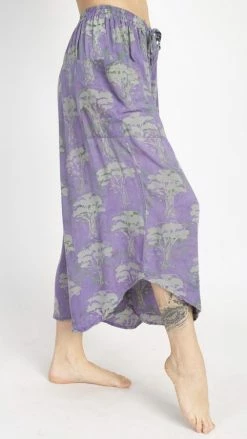 Lakhays Tree Of Life Oversized Crop Pants