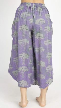 Lakhays Tree Of Life Oversized Crop Pants