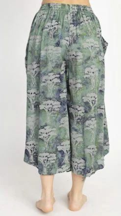 Lakhays Tree Of Life Oversized Crop Pants