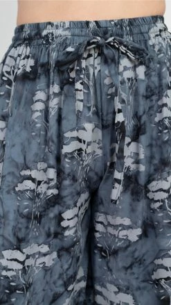 Lakhays Tree Of Life Oversized Crop Pants