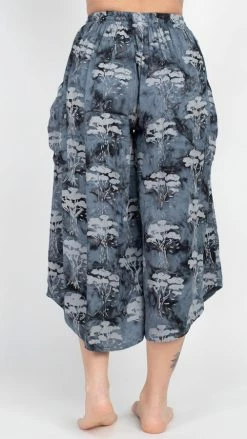 Lakhays Tree Of Life Oversized Crop Pants