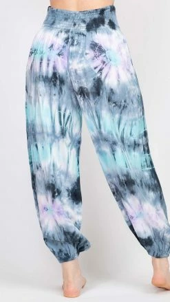Lakhays Unisex Jewel Tie-dye Harem Pants