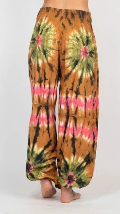 Lakhays Unisex Jewel Tie-dye Harem Pants