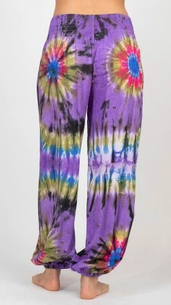 Lakhays Unisex Jewel Tie-dye Harem Pants