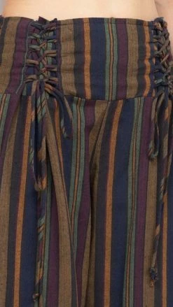 Lakhays Corset Lace-up Crop Pants