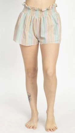 Lakhays Cotton Stripe Shorts