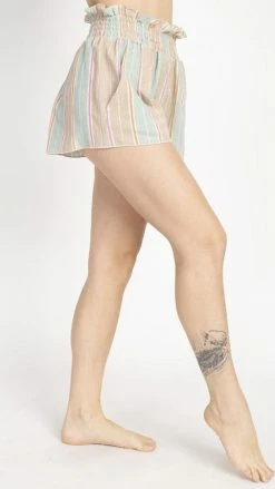 Lakhays Cotton Stripe Shorts