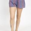 Lakhays Cotton Stripe Shorts