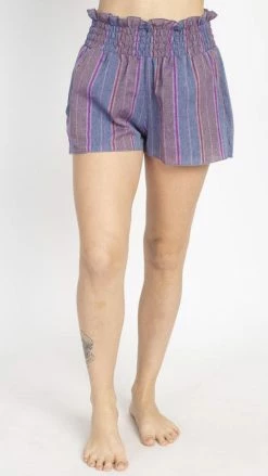 Lakhays Cotton Stripe Shorts