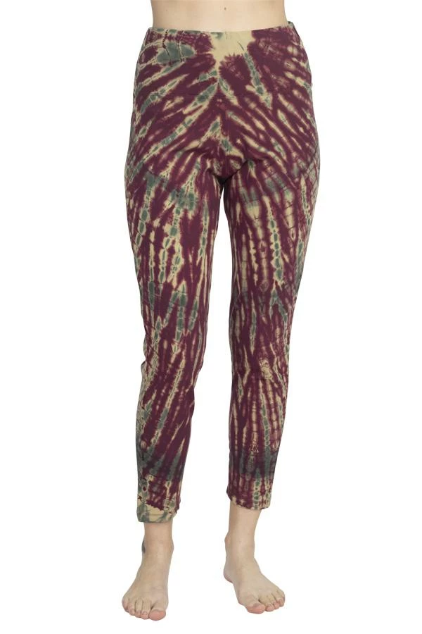 Lakhays Tie-Dye Organic Cotton Leggings 1 Lakhays Tie-Dye Organic Cotton Leggings