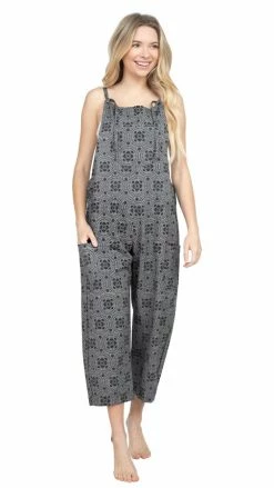 Lakhays Women's Lotus Mandala Overalls Jumpsuit New Arrivals