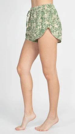 Lakhays Elephant Print Summer Women's Lounge Shorts 12 Lakhays Elephant Print Summer Women's Lounge Shorts