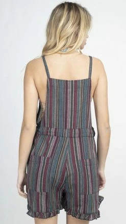 Lakhays Ruffle Stripe Shortalls New Arrivals 10 Lakhays Ruffle Stripe Shortalls New Arrivals