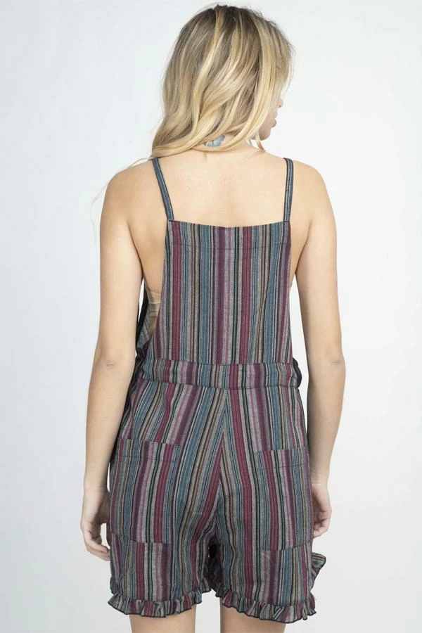 Lakhays Ruffle Stripe Shortalls New Arrivals 5 Lakhays Ruffle Stripe Shortalls New Arrivals