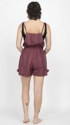 Lakhays Ruffle Stripe Shortalls New Arrivals 11 Lakhays Ruffle Stripe Shortalls New Arrivals