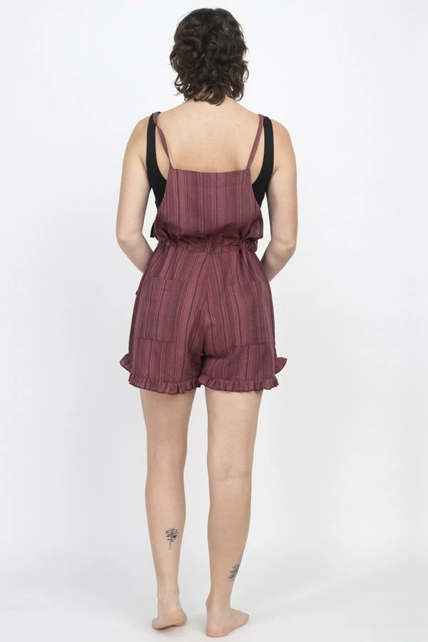 Lakhays Ruffle Stripe Shortalls New Arrivals 6 Lakhays Ruffle Stripe Shortalls New Arrivals