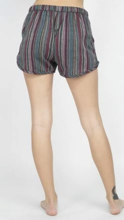 Lakhays Stripe Binding Cotton Shorts