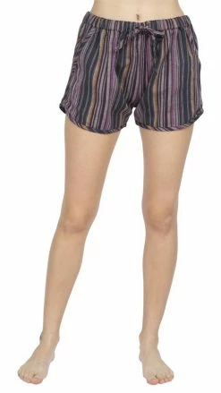 Lakhays Stripe Binding Cotton Shorts