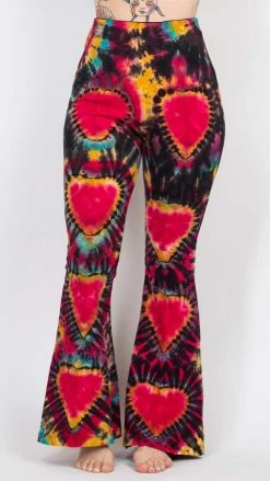Lakhays Tie-Dye Organic Cotton Belly Bottom Pants New Arrivals