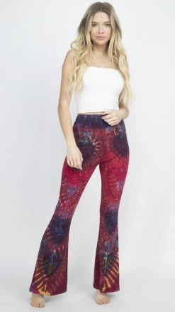 Lakhays Tie-Dye Organic Cotton Belly Bottom Pants New Arrivals