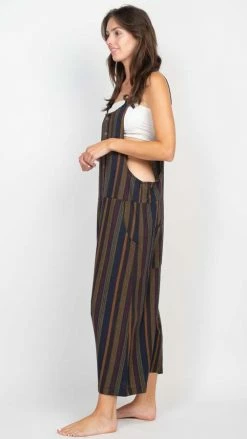 Lakhays Stripe Oversized Overall