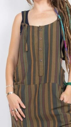 Lakhays Stripe Oversized Overall