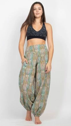 Lakhays Stripe Print Tapered Pants New Arrivals