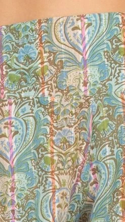 Lakhays Stripe Print Tapered Pants New Arrivals