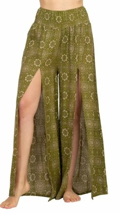 Lakhays Tiny Bandana Slit Pants