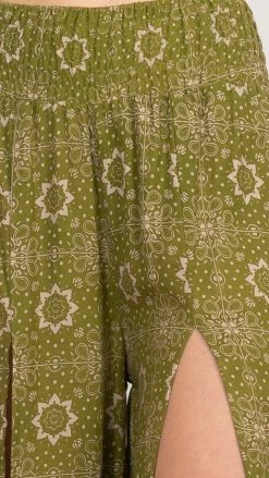 Lakhays Tiny Bandana Slit Pants