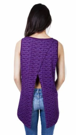 Lakhays Om Be With You Open Back Summer Top Tank Tops