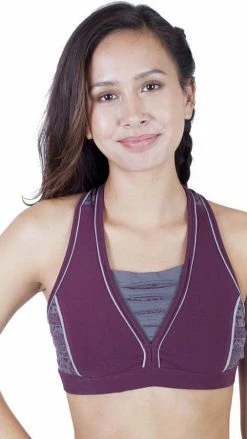 Lakhays Tank Tops Aztec Sunrise Razor Cut Organic Yoga Bra