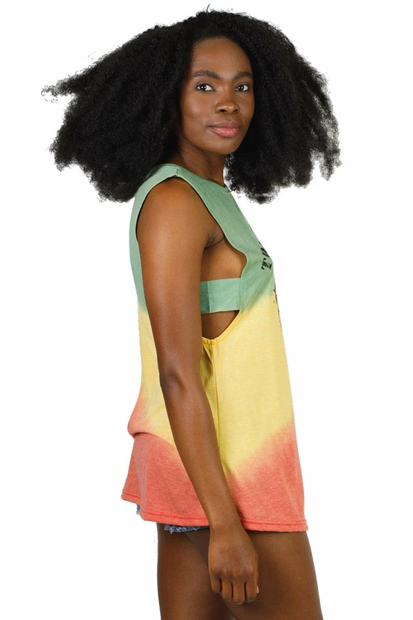 Lakhays Rasta Reggae Tribe Of Judah Tie-Dye Tank Tank Tops 2 Lakhays Rasta Reggae Tribe Of Judah Tie-Dye Tank Tank Tops