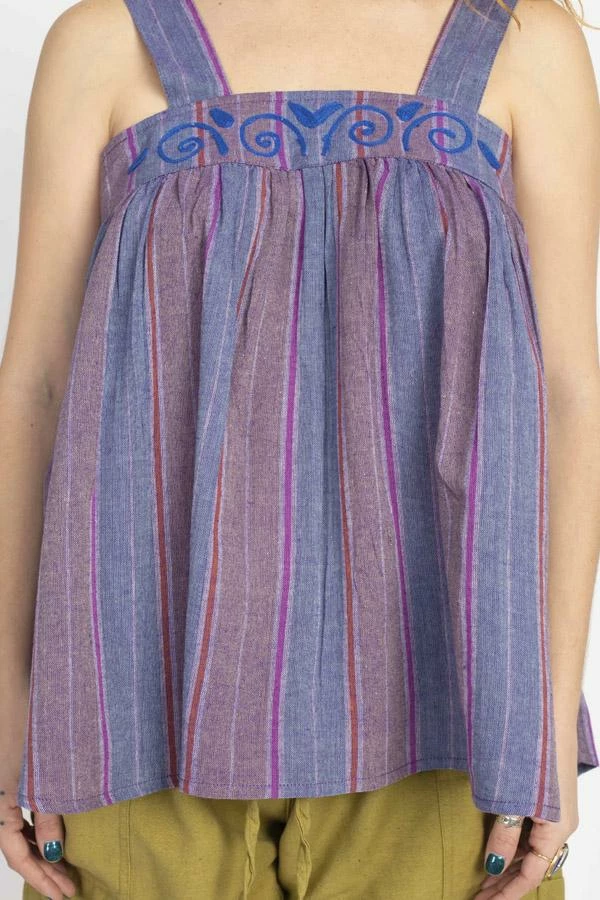 Lakhays Easy Living Stripe Babydoll Tank 3 Lakhays Easy Living Stripe Babydoll Tank